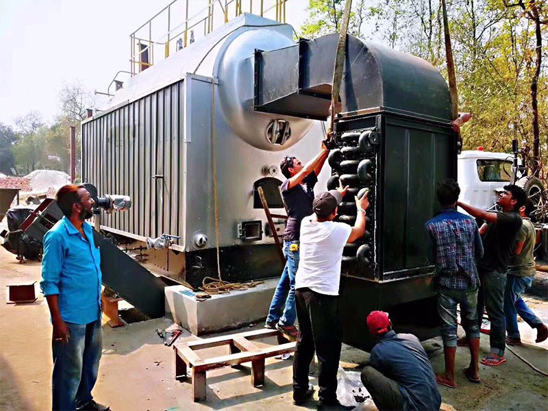 2Mer 4Ton/h coal fired steam boiler project in South America